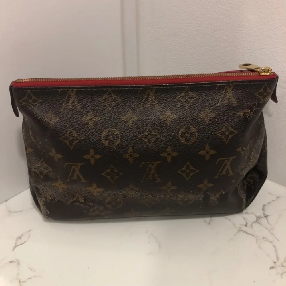 Louis Vuitton Pallas Brown Monogram Canvas Clutch